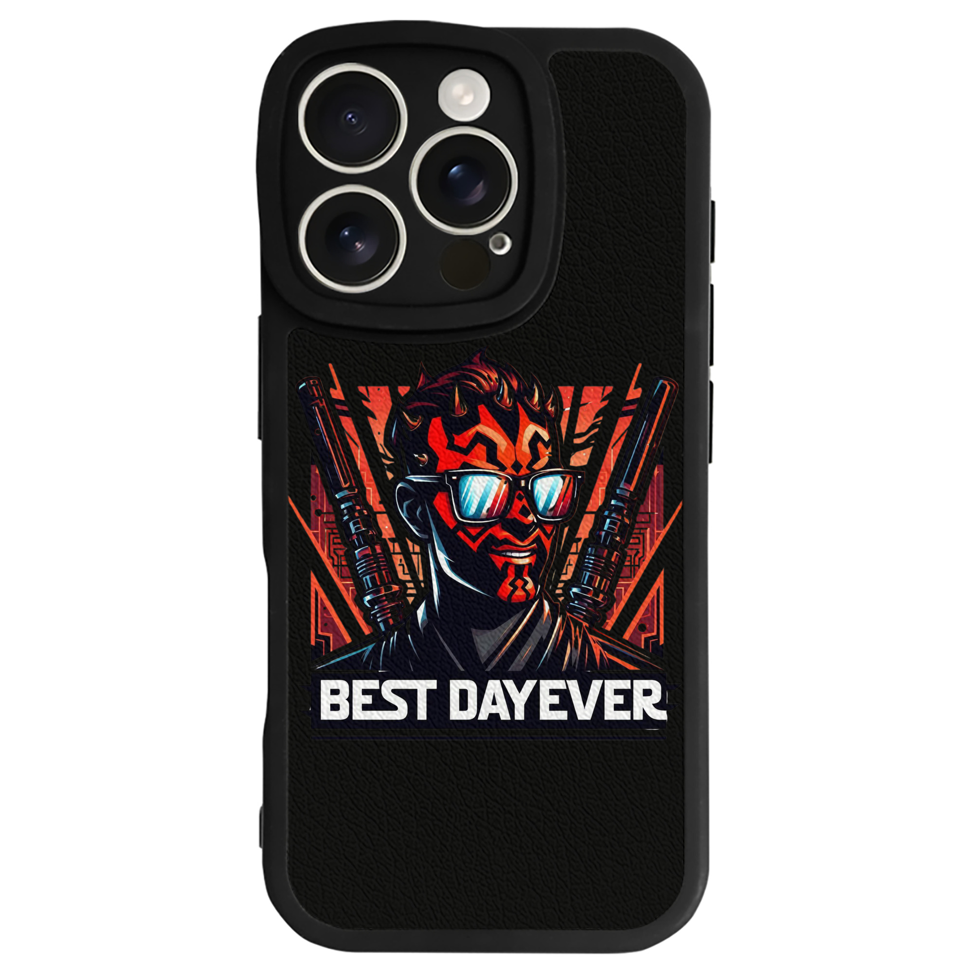 （画像用） スター・ウォーズ Star Wars 【iPhone 16シリーズ対応】シリコンスマホケース（レザー調） 材質：シリコン